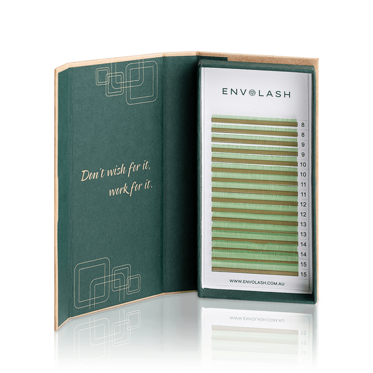 Green 0.03 - Mix Length - Volume Lash Tray