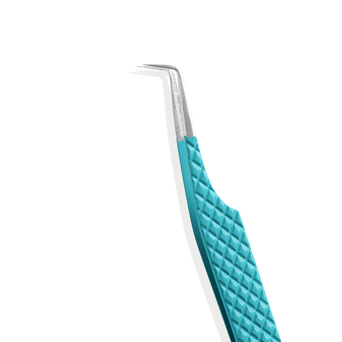  90 Degree Volume Extra Long Tweezer in teal colour from Envolash