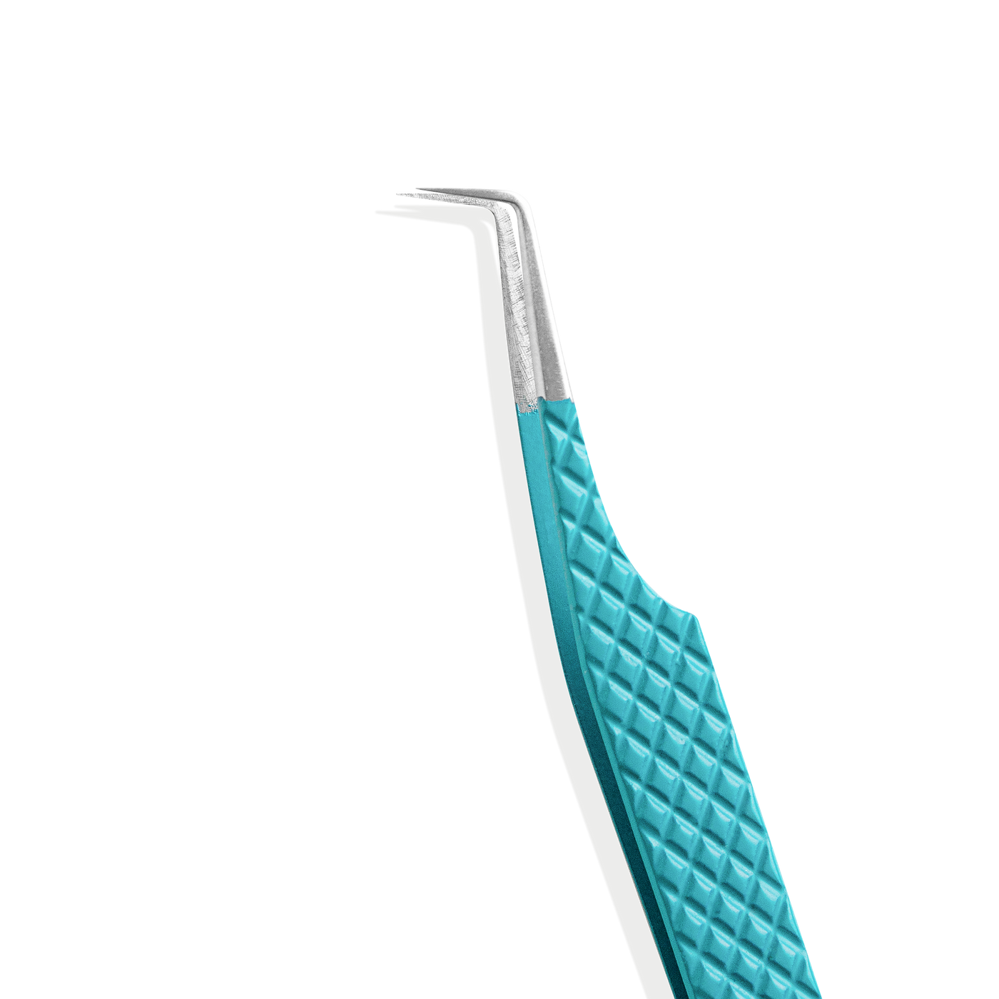  90 Degree Volume Extra Long Tweezer in teal colour from Envolash