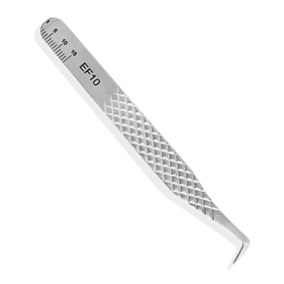 EF10 - Fibre Tip 90 Degree Boot Tweezer - Envolash