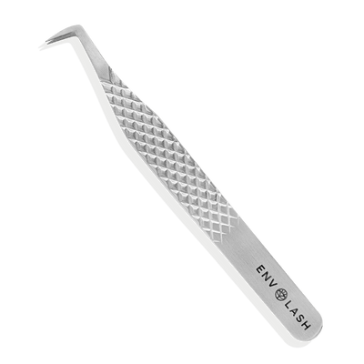 EF10 - Fibre Tip 90 Degree Boot Tweezer - Envolash